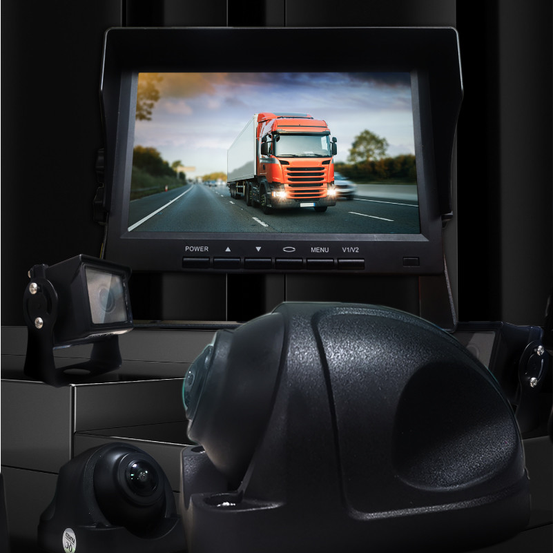 Lorry Monitor Truck Van Coach Bus 7 Inch LCD Monitor With Backup Camera System 2006 ...