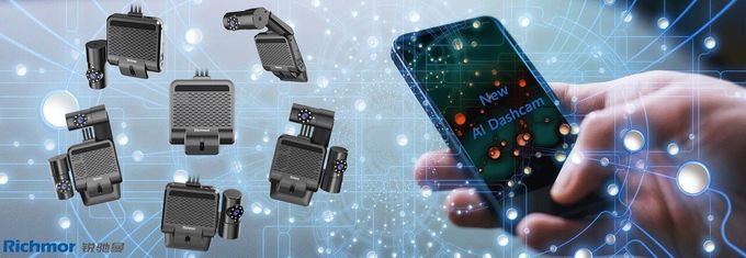 Richmor Industrial Design Easy Installation AI Dashcam for Cars with DSM Support Face ID 4